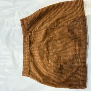 Brown Corduroy Skirt